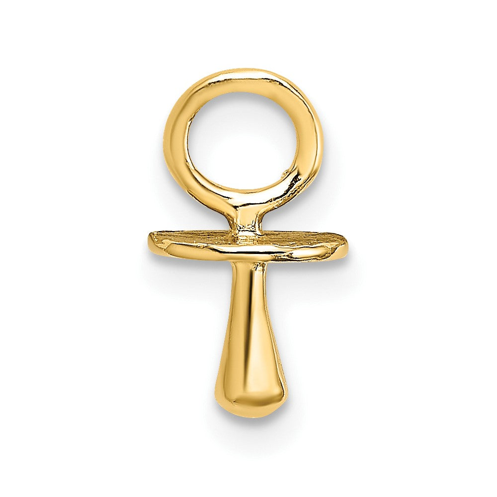 Polished 3-D Pacifier Charm - WBC