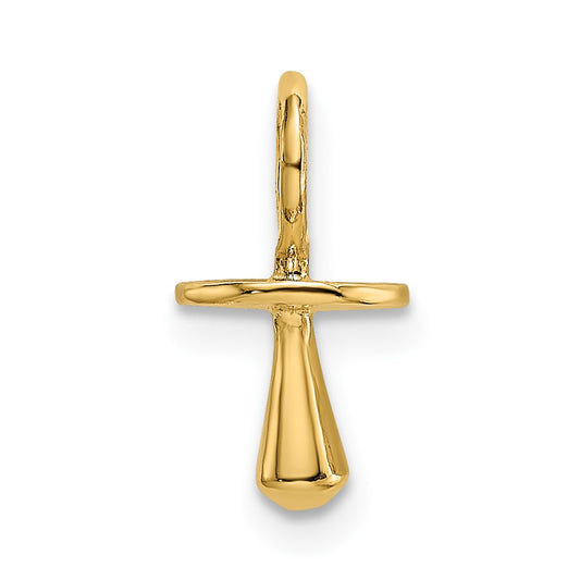 Polished 3-D Pacifier Charm - WBC
