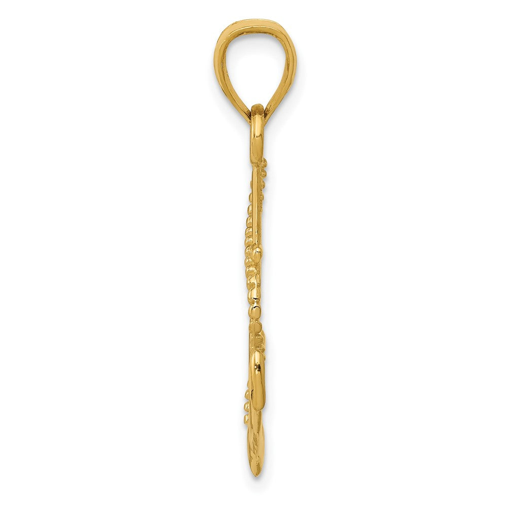Polished Anchor with Rope Pendant - WBC