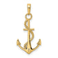 Polished Anchor with Rope Pendant - WBC