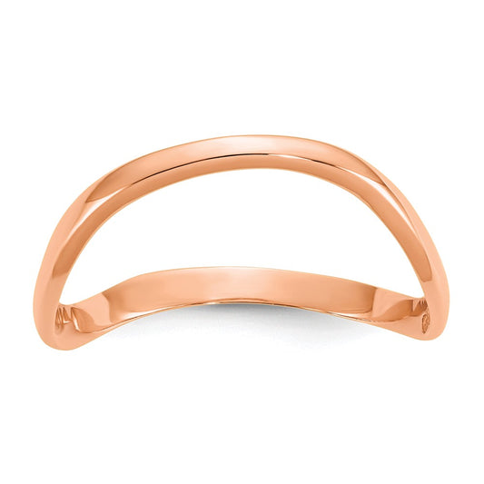 Polished Wave Fashion Thumb Ring - WBC