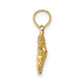 2-D Textured Alligator Charm - WBC