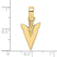 3-D Arrowhead Charm - WBC