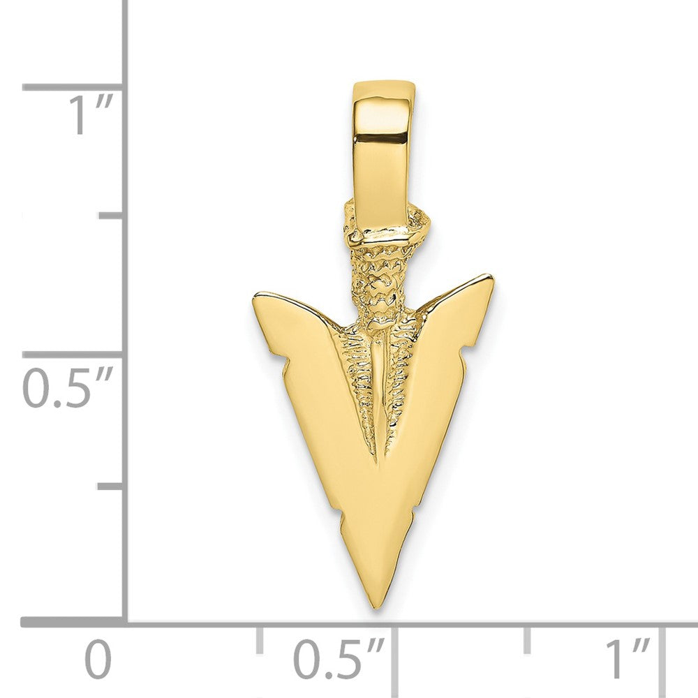 3-D Arrowhead Charm - WBC