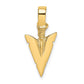 3-D Arrowhead Charm - WBC