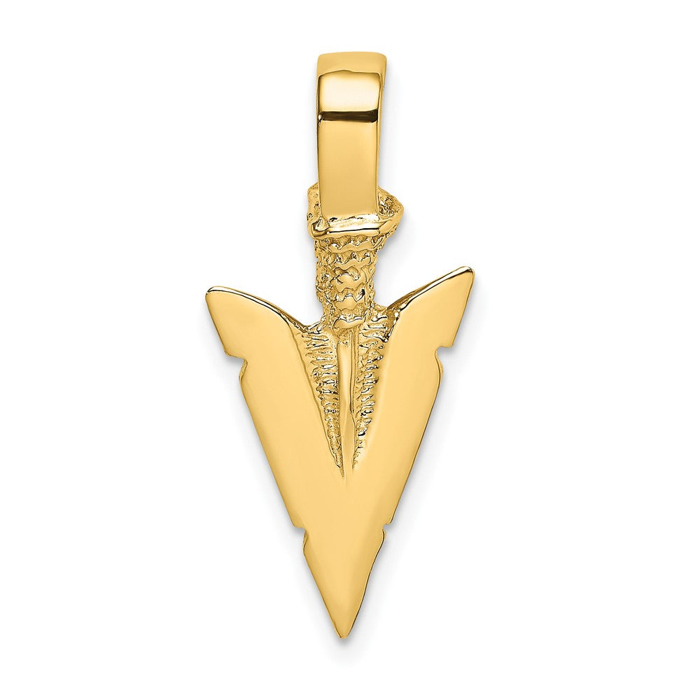 3-D Arrowhead Charm - WBC