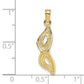 3-D Beveled Masquerade Mask Charm - WBC