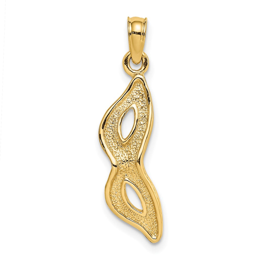 3-D Beveled Masquerade Mask Charm - WBC