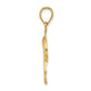 Polished Dolphin Jumping Charm - WBC