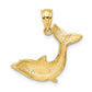 Textured Dolphin Jumping Charm - WBC