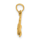 Textured Dolphin Jumping Charm - WBC