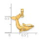 Textured Dolphin Jumping Charm - WBC
