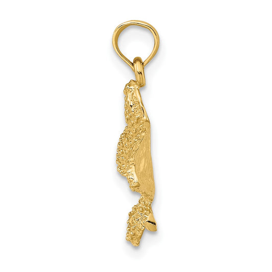 Textured Spotted Eagle Ray Charm - WBC