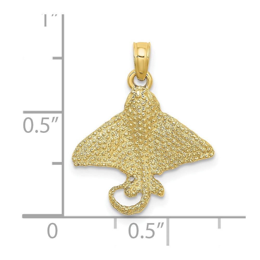 Textured Spotted Eagle Ray Charm - WBC