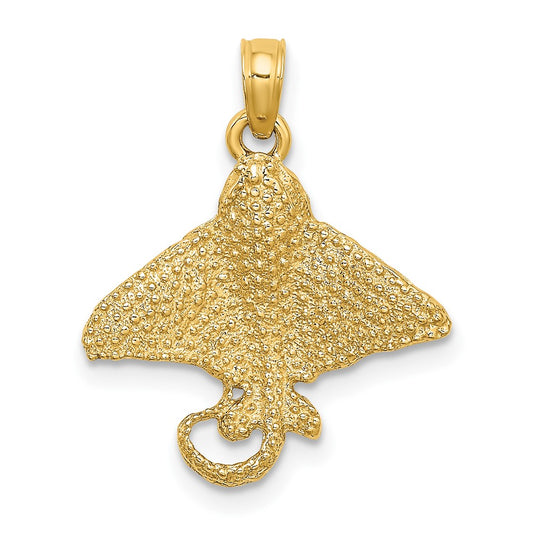 Textured Spotted Eagle Ray Charm - WBC