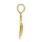 Textured Angel Fish Charm - WBC