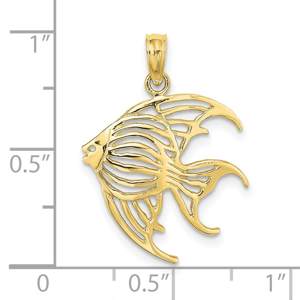 Cut-Out Angelfish Charm - WBC