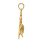 2-D Anchor with Shark Charm - WBC