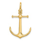 3-D Anchor with Shackle Bail Charm - WBC