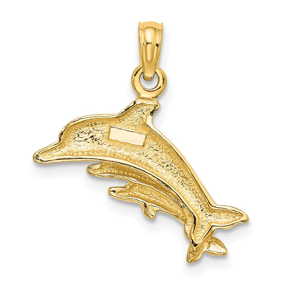 Dolphin with 2 Baby Dolphins Charm - WBC