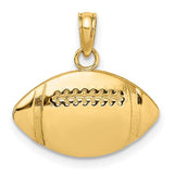 10K Engraveable Football Charm