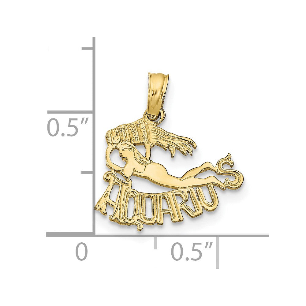 AQUARIUS Zodiac Charm - WBC