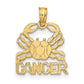 CANCER Zodiac Charm - WBC