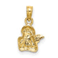 and Rhodium Angel Resting On Elbow Charm - WBC