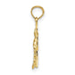 Angel with Filigree Cut-Out Wings Charm - WBC