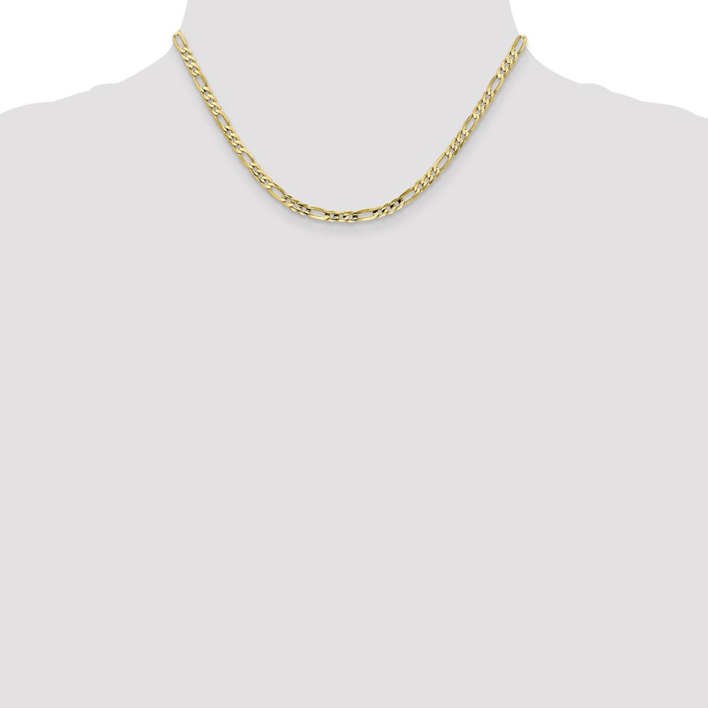Concave Open Figaro Chain - WBC