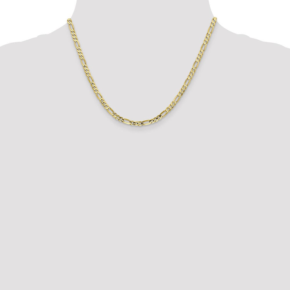 Concave Open Figaro Chain - WBC