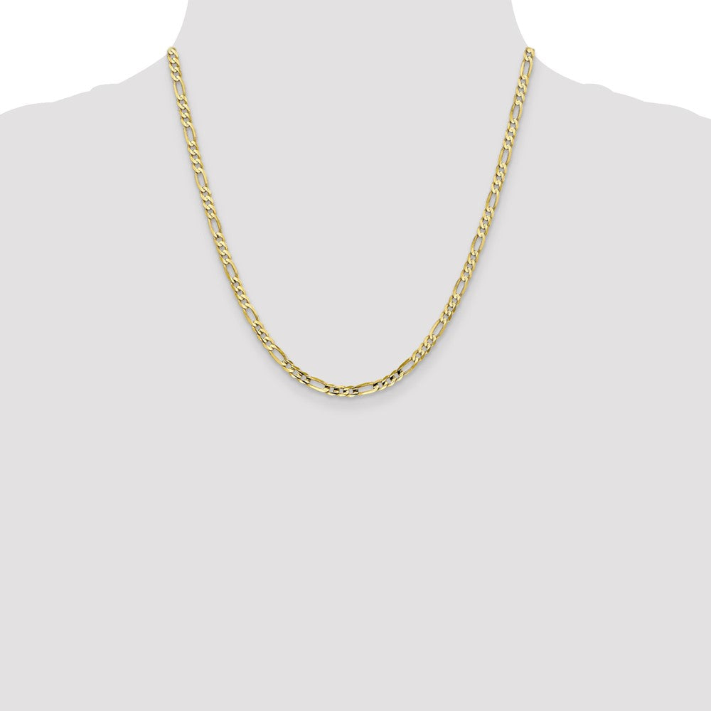 Concave Open Figaro Chain - WBC