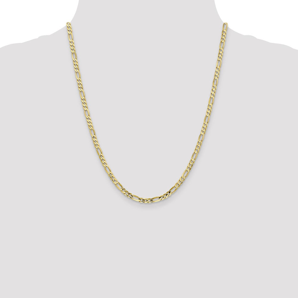 Concave Open Figaro Chain - WBC