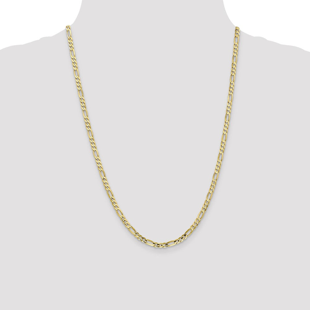 Concave Open Figaro Chain - WBC