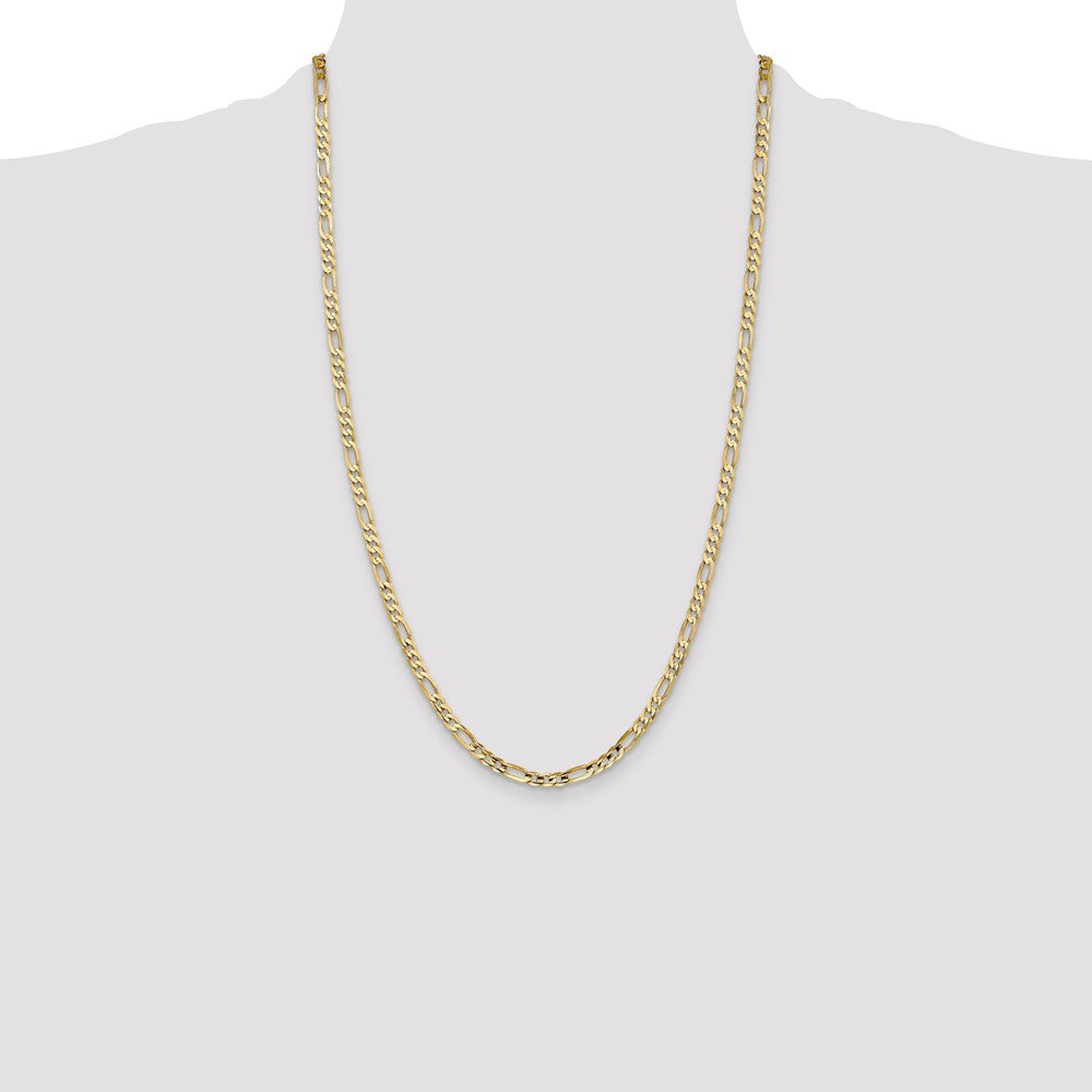 Concave Open Figaro Chain - WBC