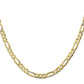Concave Open Figaro Chain - WBC