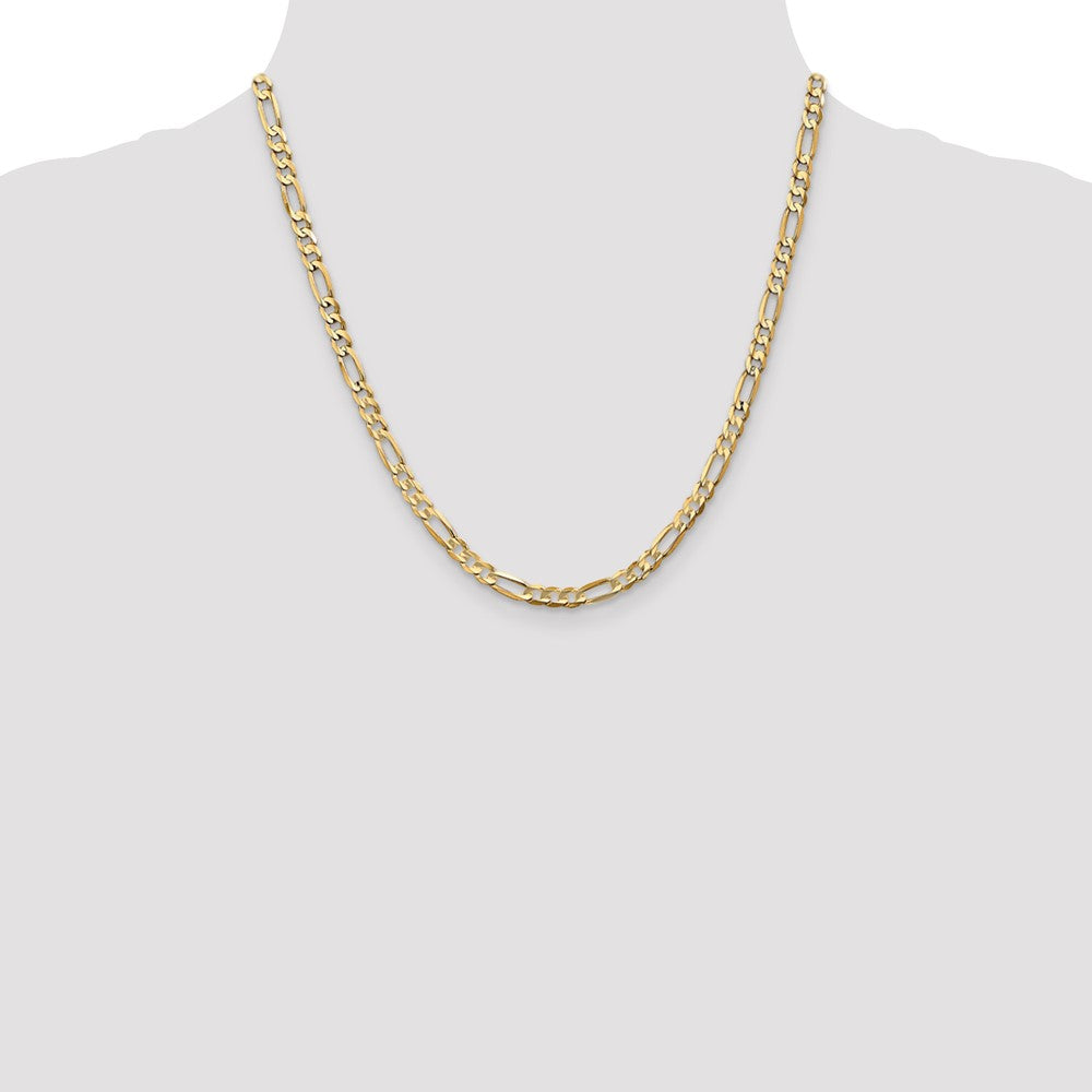 Concave Open Figaro Chain - WBC