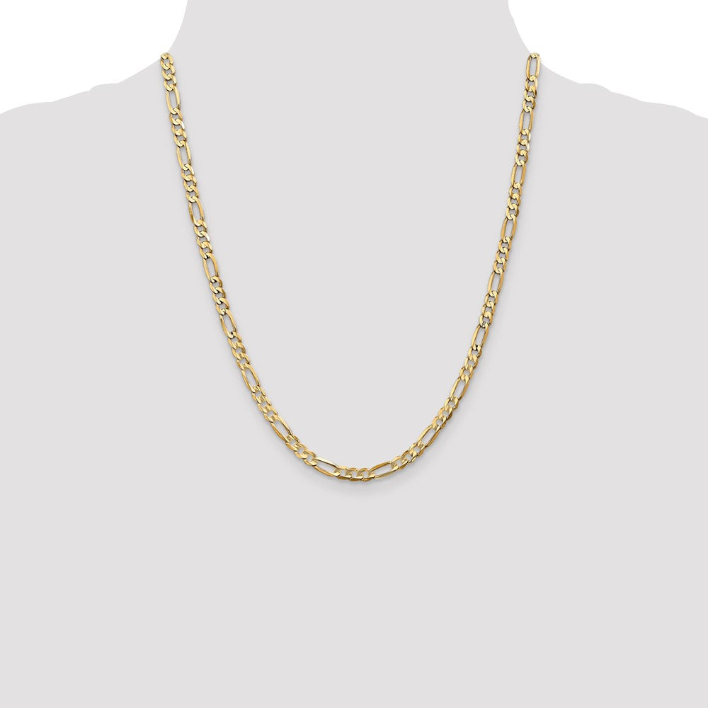 Concave Open Figaro Chain - WBC