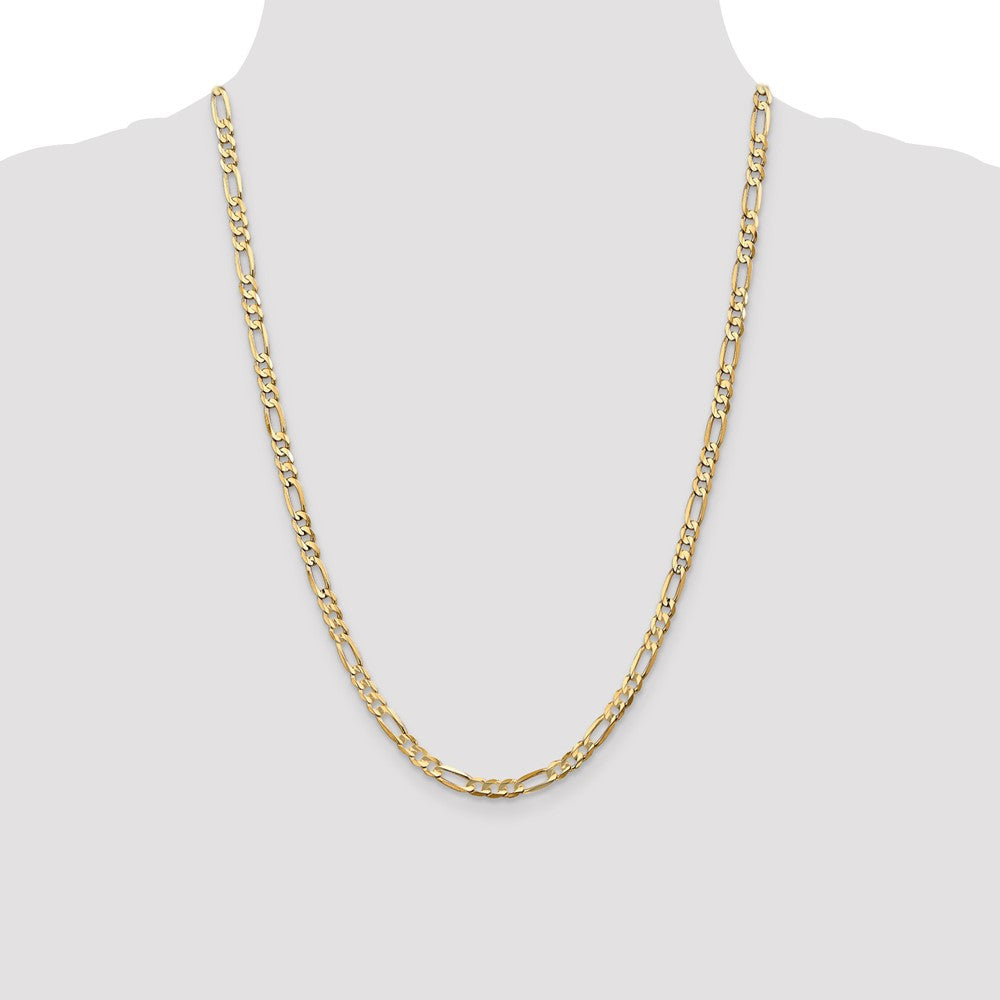 Concave Open Figaro Chain - WBC
