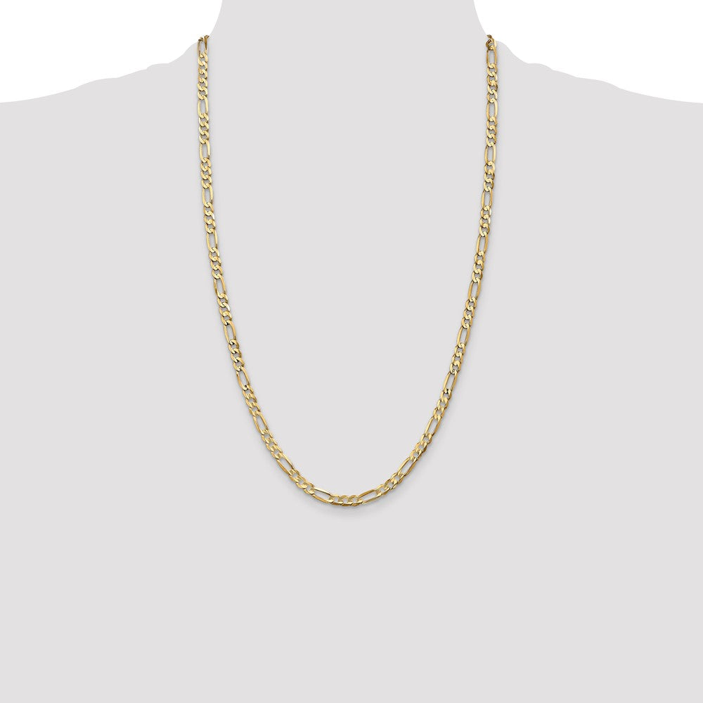 Concave Open Figaro Chain - WBC