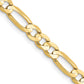 Concave Open Figaro Chain - WBC