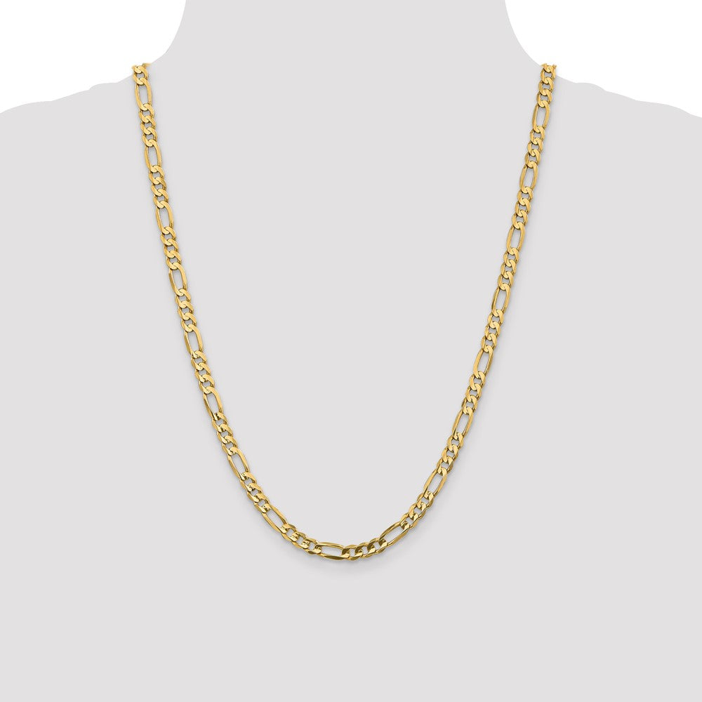 Concave Open Figaro Chain - WBC
