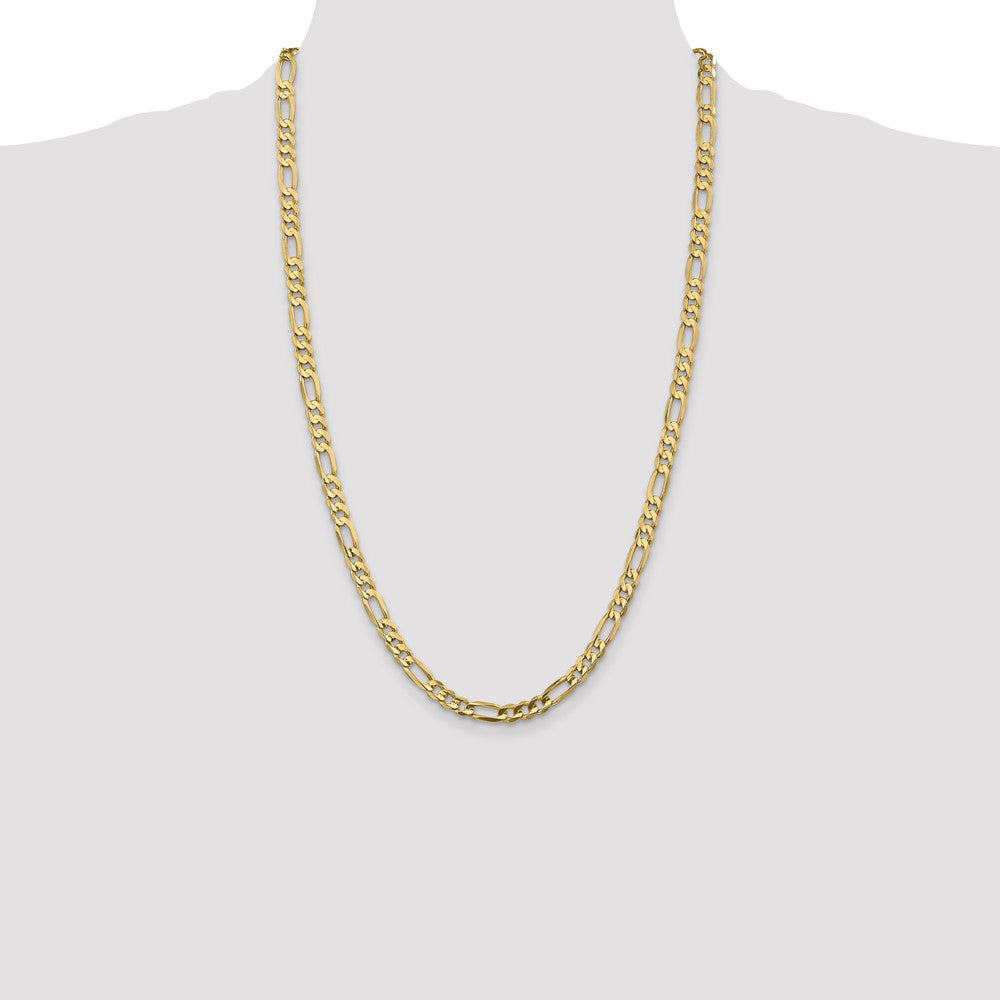 Concave Open Figaro Chain - WBC