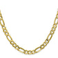 Concave Open Figaro Chain - WBC