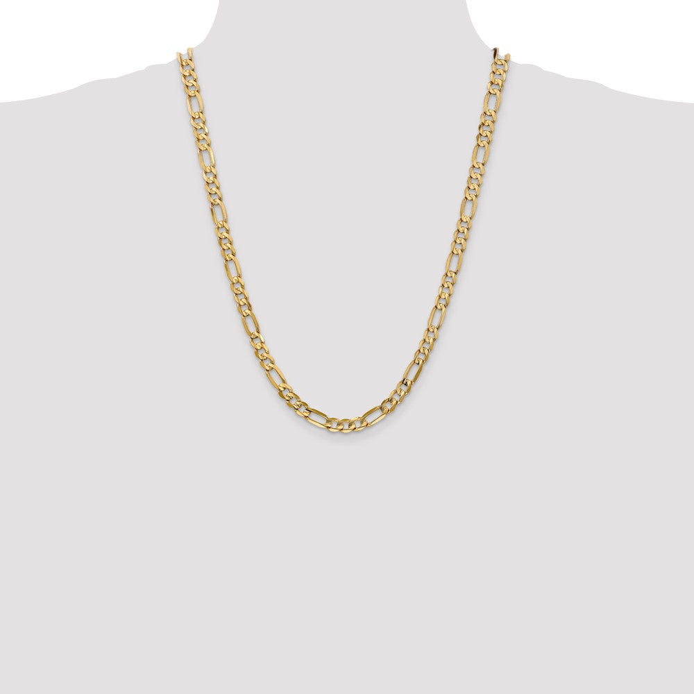 Concave Open Figaro Chain - WBC