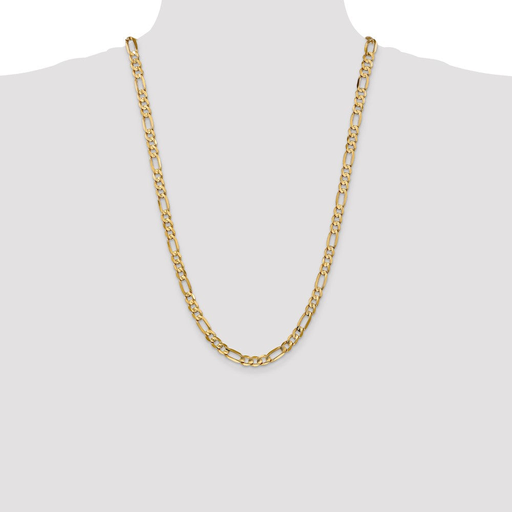 Concave Open Figaro Chain - WBC