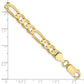 Concave Open Figaro Chain - WBC