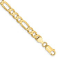 Concave Open Figaro Chain - WBC