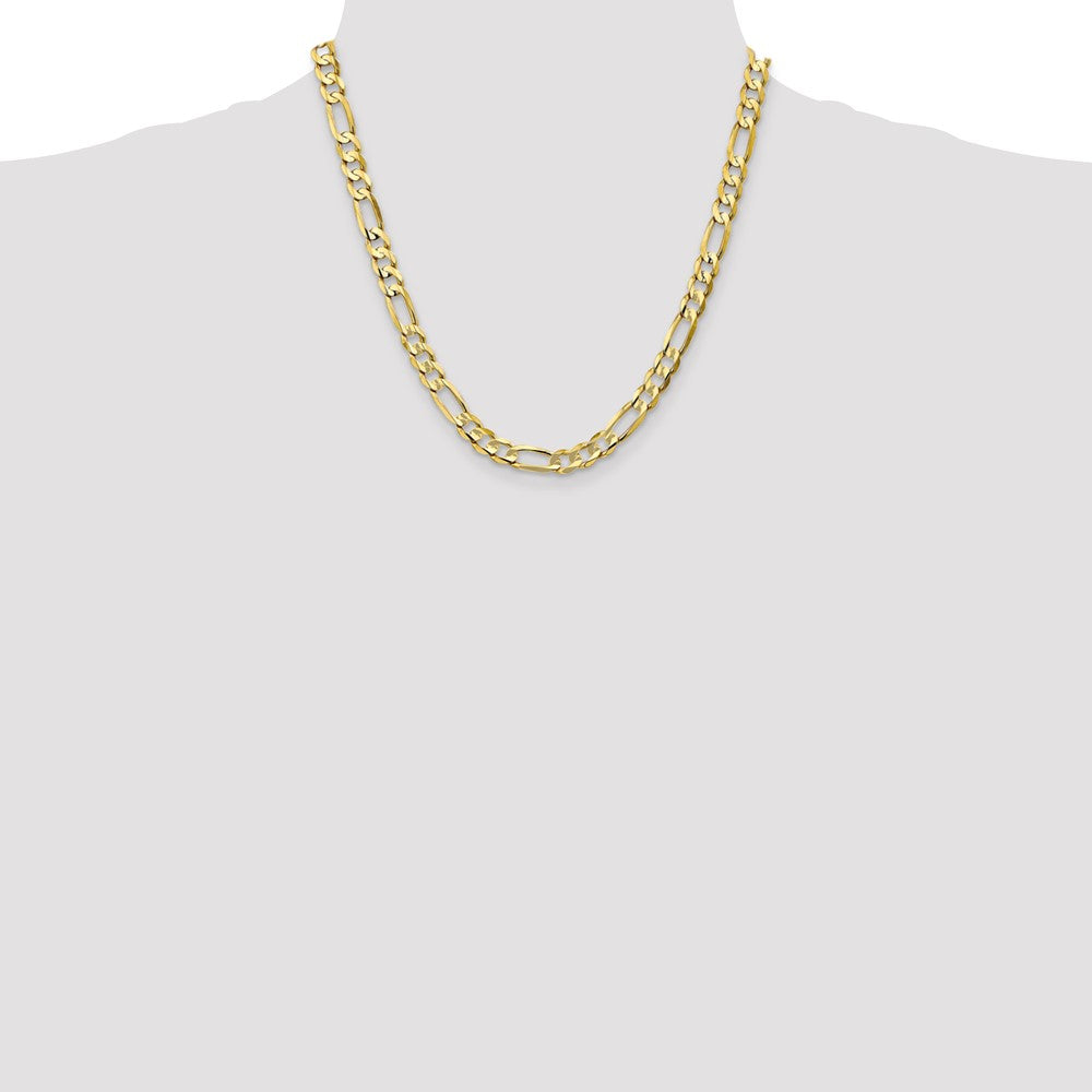 Concave Open Figaro Chain - WBC