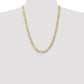 Concave Open Figaro Chain - WBC